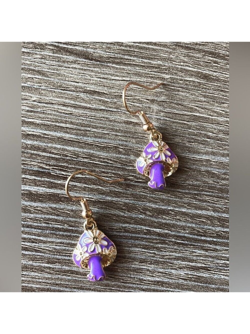 Mushroom earrings drop A43